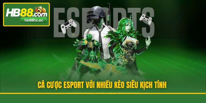 Cá cược Esport với nhiều kèo siêu kịch tính