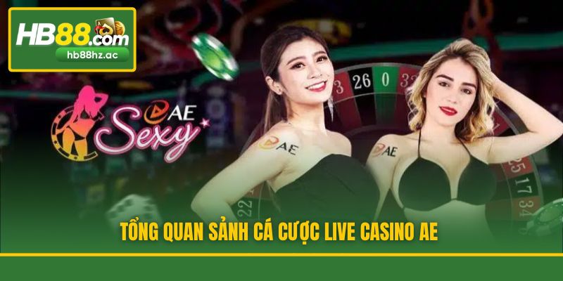 Tổng quan sảnh cá cược live casino AE